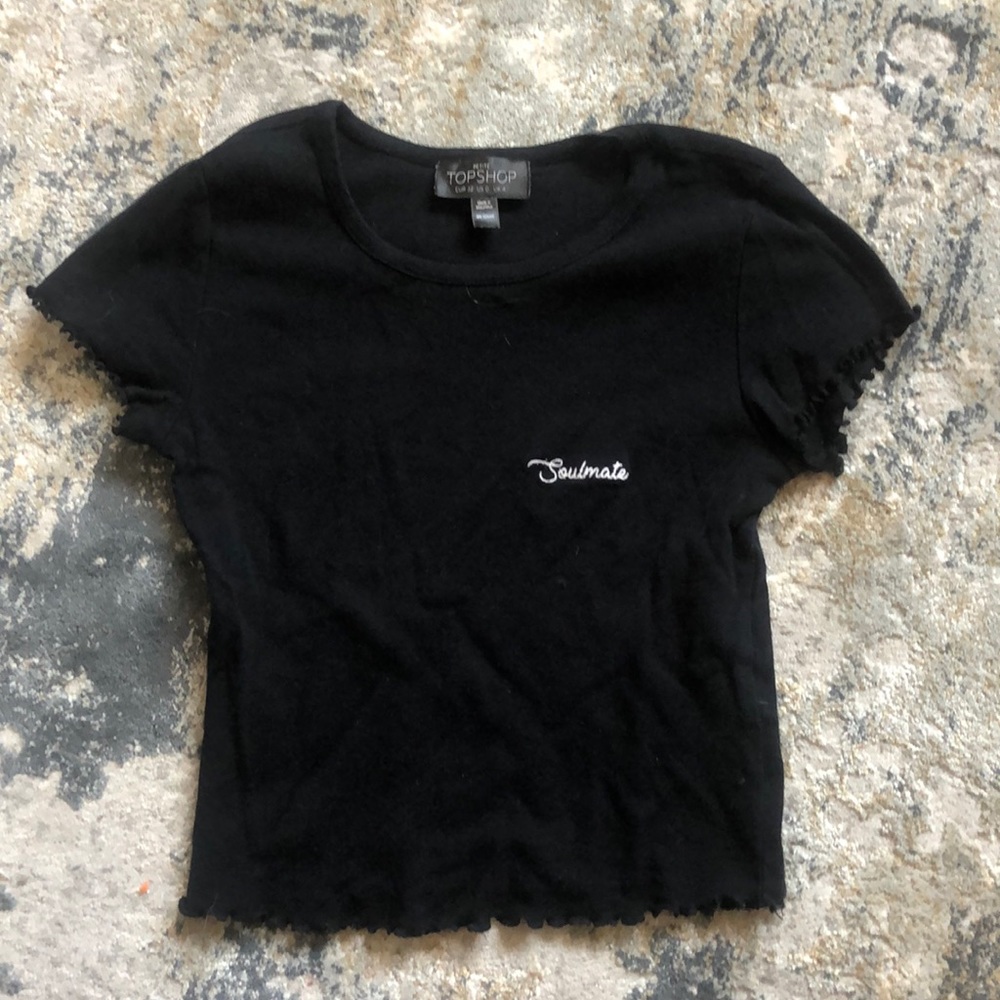black crop top
